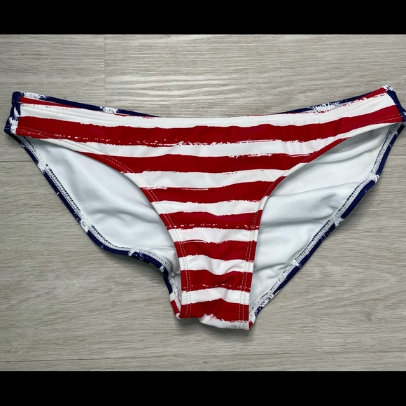 Red, White, & Blue Bikini Bottoms - Picture 1 of 4